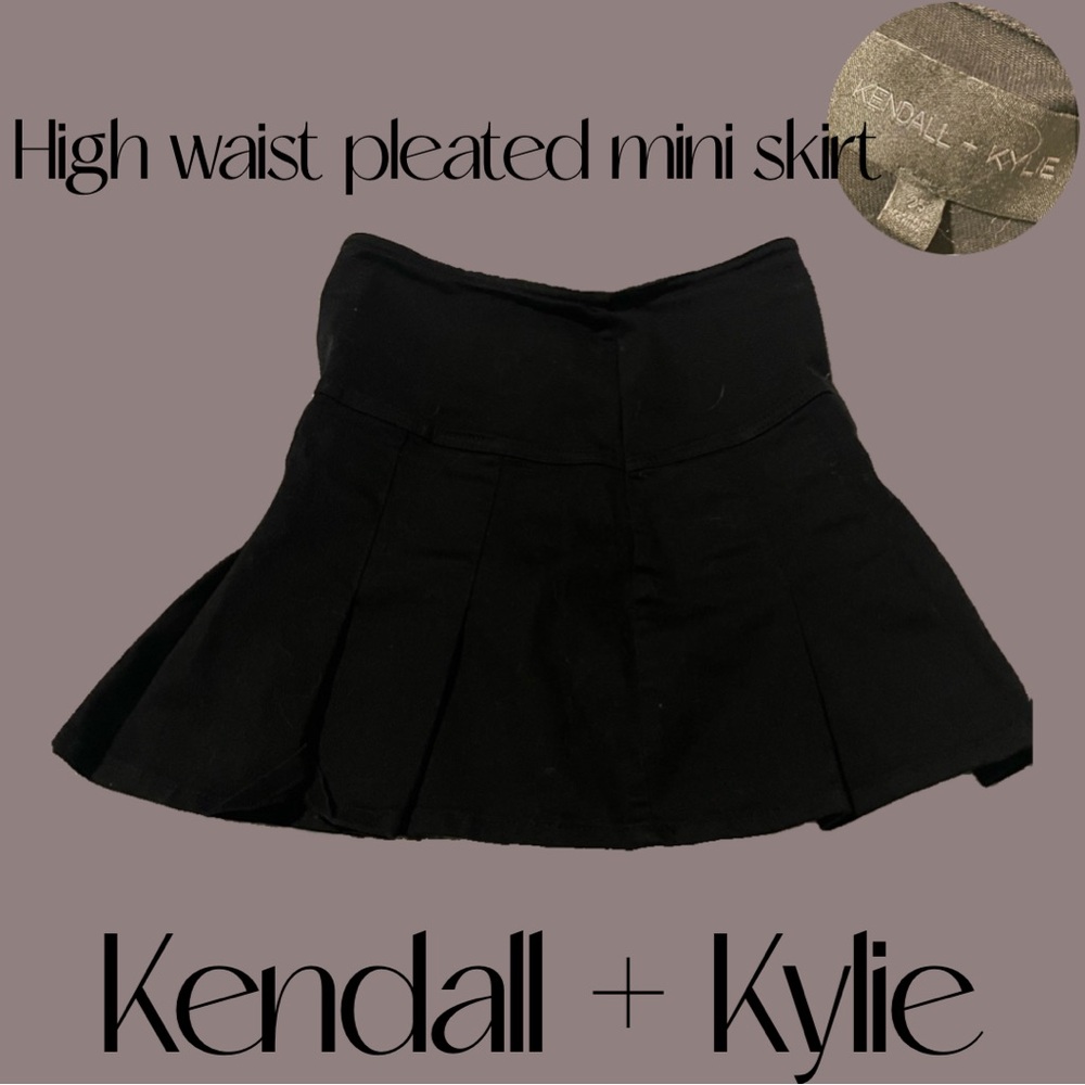 PACSUN Black short high waisted skirt